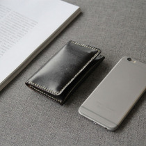 German horse reins with leather hardcore tannic leather card bag a line of pure hand sewing for men and women