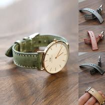 Rub wax leather strap for men and women Italy imported wax head layer cowhide hand strap Young