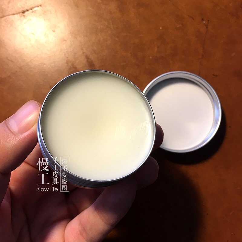 钱包养皮专用 植鞣皮护理 貂油膏 皮革护理  慢工slowlife