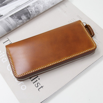 Town Store Treasure New Jubilee Hip Leather Long style Zip Wallet with a first-line full-hand-stitched slow workout.