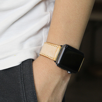 Slow Labor Apple strap hand-rubbed wax cowhide Apple Watch strap leather strap 38~42~44