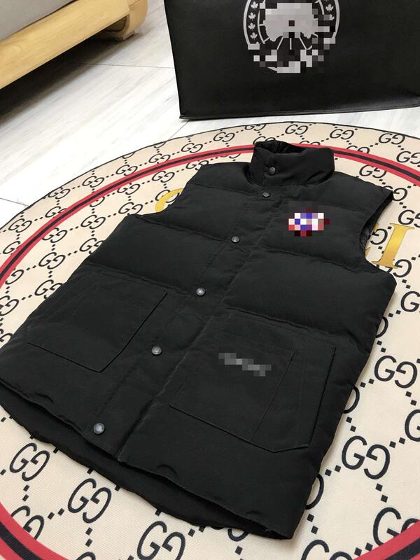 Men's Goose down Vest for Export, Free Style Crew Warm Vest