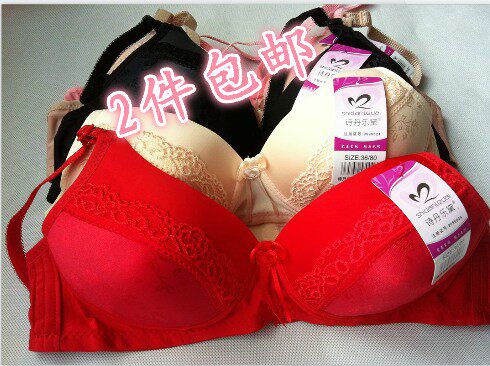 Special price in old age bra Poetry Danledette Fashion Printed No Steel Ring Comfort Bra Underwear