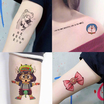 A set of 27 ins wind tattoo stickers Sailor Moon waterproof cute female lasting sexy Japanese Diablo