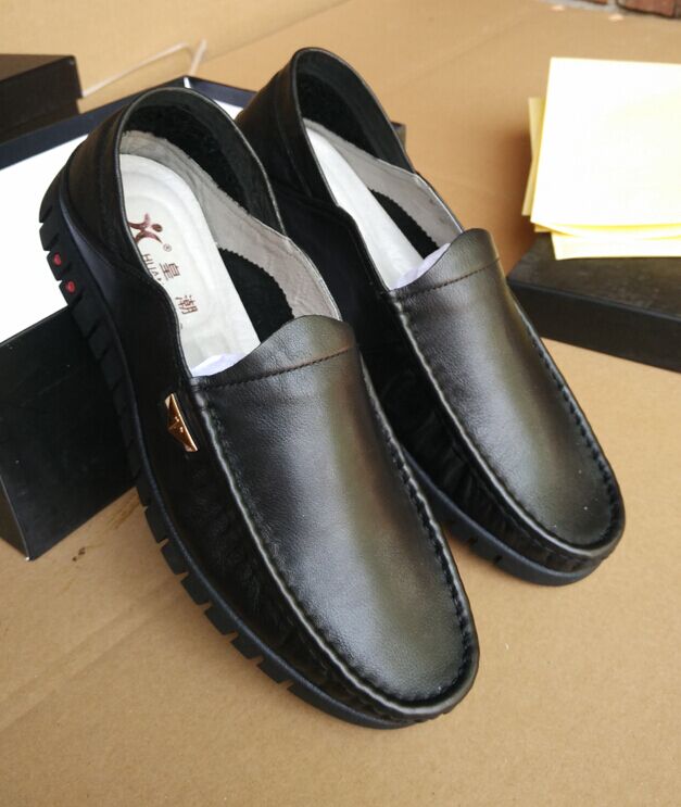 2017 new Emperor Leisure Business True Bull Leather Men Single Layer Shoes ★★ Men's Shoes 7296