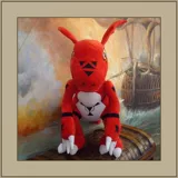 Дигимон, эластичная дизайнерская ткань, плюшевая мультяшная игрушка, талисман