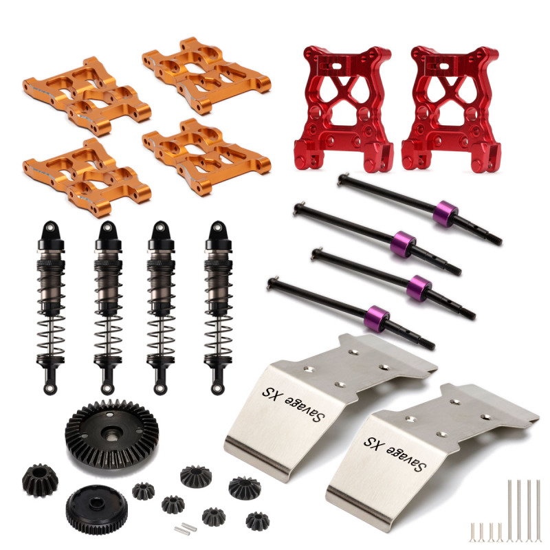 Hpi Savage XS Small F Universal Joint Cvd Dogbone Shock Absorber Gear Bracket Seat Swing Arm Gearbox Armor