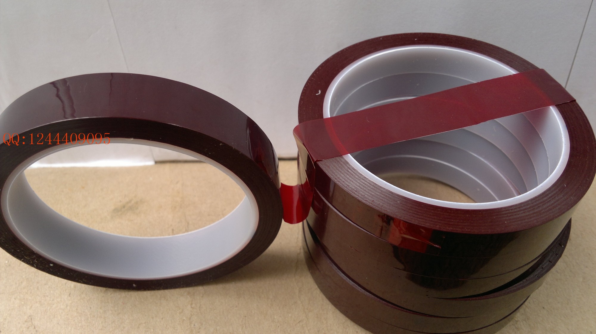 Shading adhesive tape 10MM* 50M fillin adhesive tape in place of shading red tape red shading adhesive tape