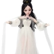 Sansheng Sanshi Shili Peach Blossom White Nông 60cm Trang phục Barbie Man Doll Phụ kiện Quần áo Cô gái Đồ chơi Trẻ em