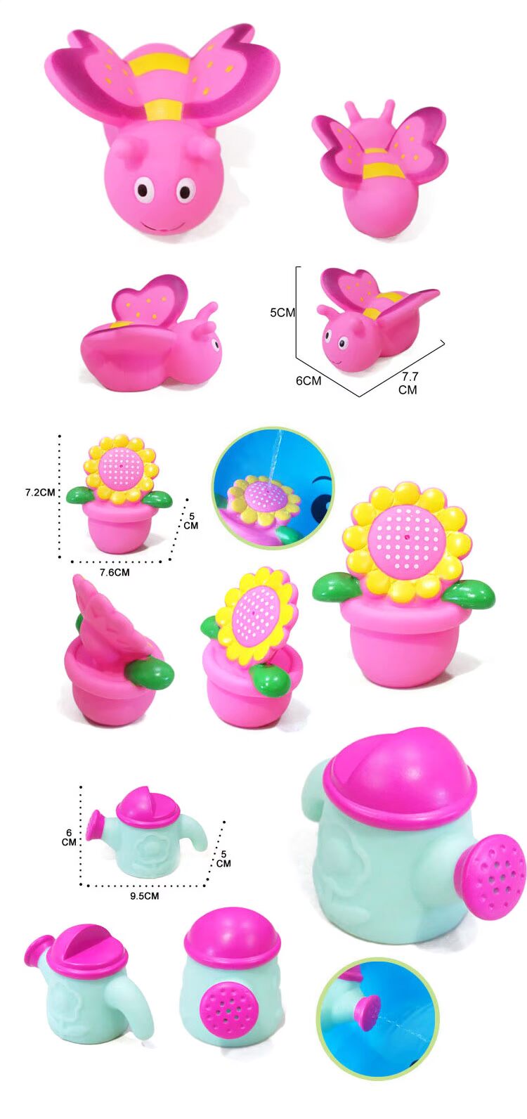 Bé tắm đồ chơi bé con hồ bơi đồ chơi động vật nước nhào ringing phun nước dolphin bể bơi phao cho bé