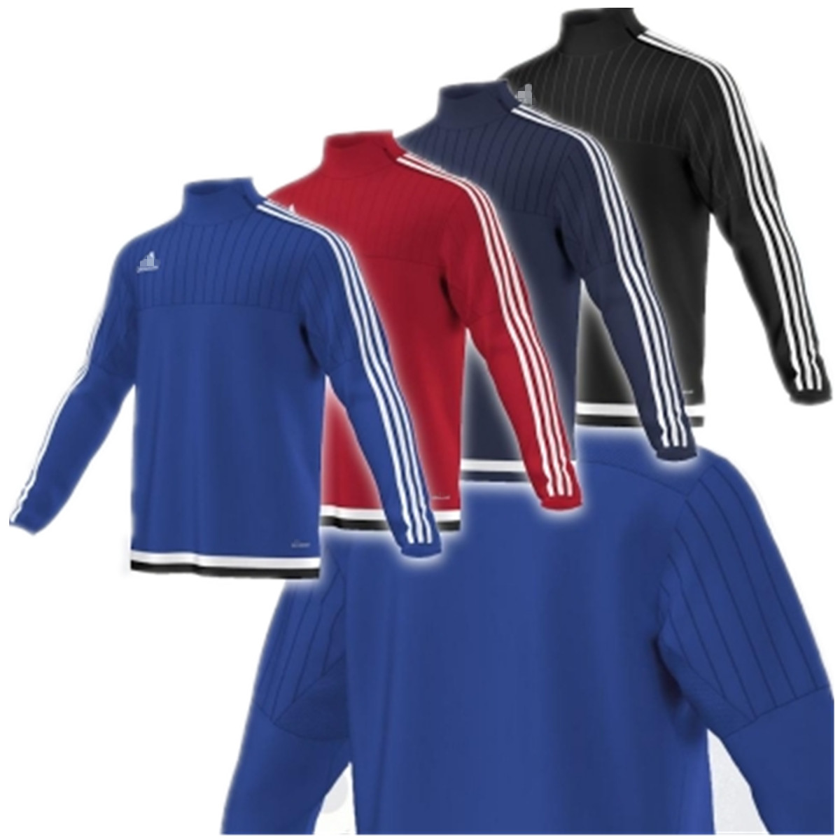 Cold football slash zipper sweater thick cotton T jersey football clothes training suit warm-up suit multi-color adult code