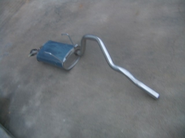 304 plate double layer ZTE unlimited car rear exhaust tube muffler silencer