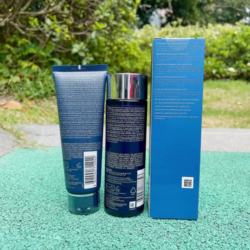 Blue diamond, питательный разглаживающий комплект для ухода за кожей, очищающее молочко, тонер, увлажняющий лосьон, 3 предмета