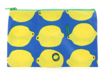  ●Daily miscellaneous lemon small fresh waterproof receipt ticket bag storage and finishing classification bag Cosmetic bag small bag