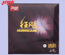  Red double happiness province crazy orange sponge Blue sponge organic version of hurricane 3 table tennis set glue