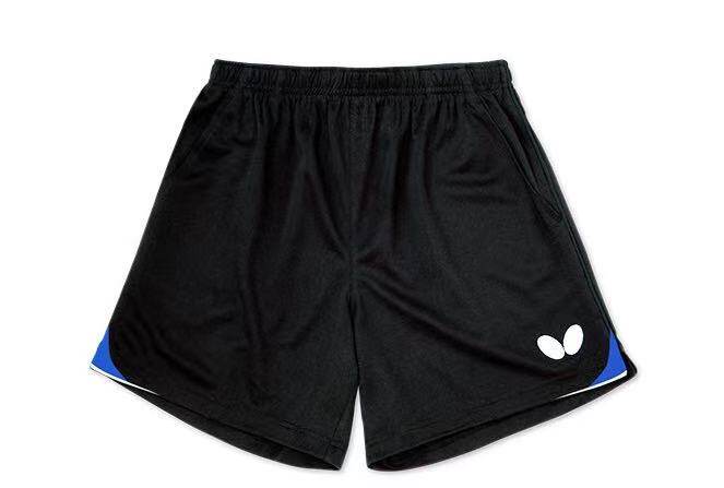 Zhangzhou Table Tennis Super New Butterfly Table Tennis Shorts Sports Pants Short Sleeve Matching Black
