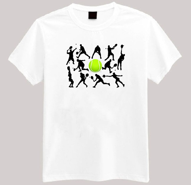 Tennis Remembrance T-shirt Lecka Cotton Short Sleeve Spring Summer Dress Perimeter Accessories Casual Wear Sports Jersey Ball Clothes Round Collar