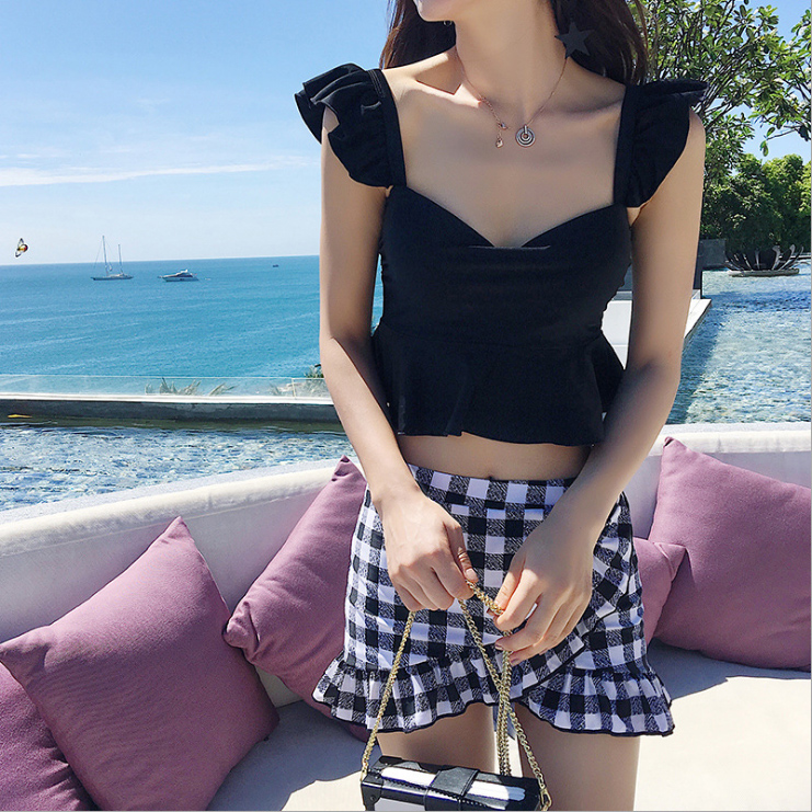 Cặp đôi đồ bơi nữ 2019 mới Hàn Quốc suối nước nóng kỳ nghỉ bên bờ biển đặt người yêu thích tuần trăng mật - Vài đồ bơi đồ đôi nam nữ đi biển