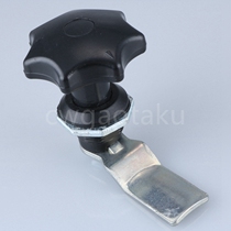 MS714-1 Black handle lock Plum head lock Electric cabinet box turn tongue lock Industrial chassis cabinet lock