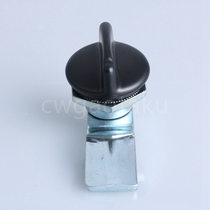  MS715-2 Electric cabinet box turn tongue lock Black handle Rotating iron cabinet cylindrical lock Chassis cabinet lock