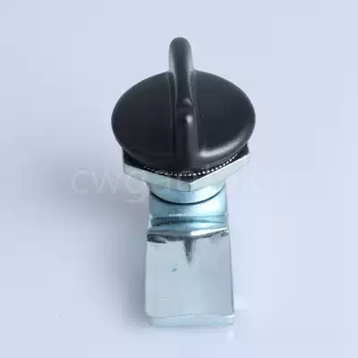 MS715-2 Distribution cabinet box turn tongue lock Black handle Rotating iron cabinet cylindrical lock Main case cabinet lock