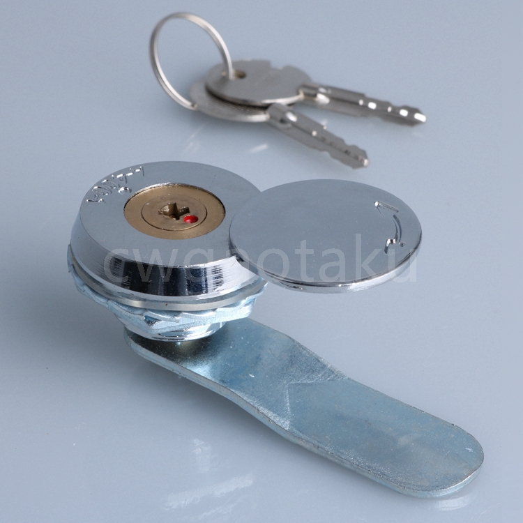 MS-400-1 cross copper core with waterproof cover iron sheet cabinet swivel tongue lock A400-1 copper core case enclosure lock-Taobao