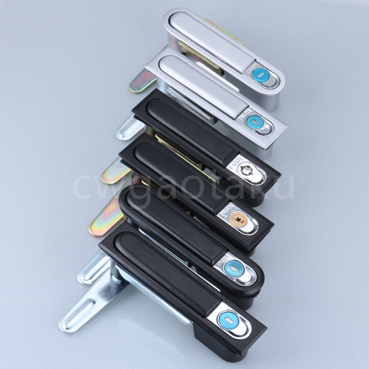 MS480 Black Square Lock MS818 - 6 490 Flat Flat Lock Electric Cabinet Lock Industrial Cabinet Lock