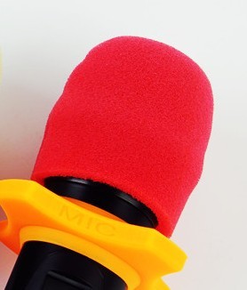 Manufacturer Direct sales one-time mic sleeve spell U Mccover KTV microphone cover sponge cover anti spray hood anti-spray mesh