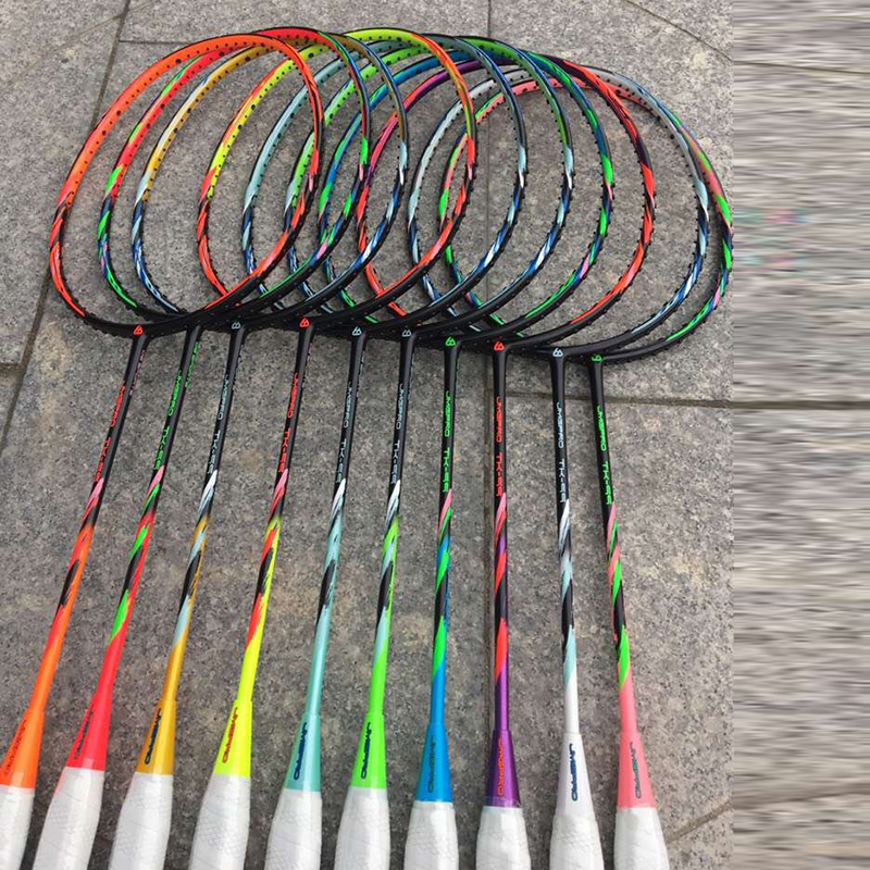 Badminton racket full carbon 30B beginner entry classic racket single pack delivery line and racket bag