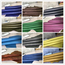 First layer cowhide handmade DIY leather scrap wrap shoe fabric vegetable tanned Crazy Horse leather new small material 6