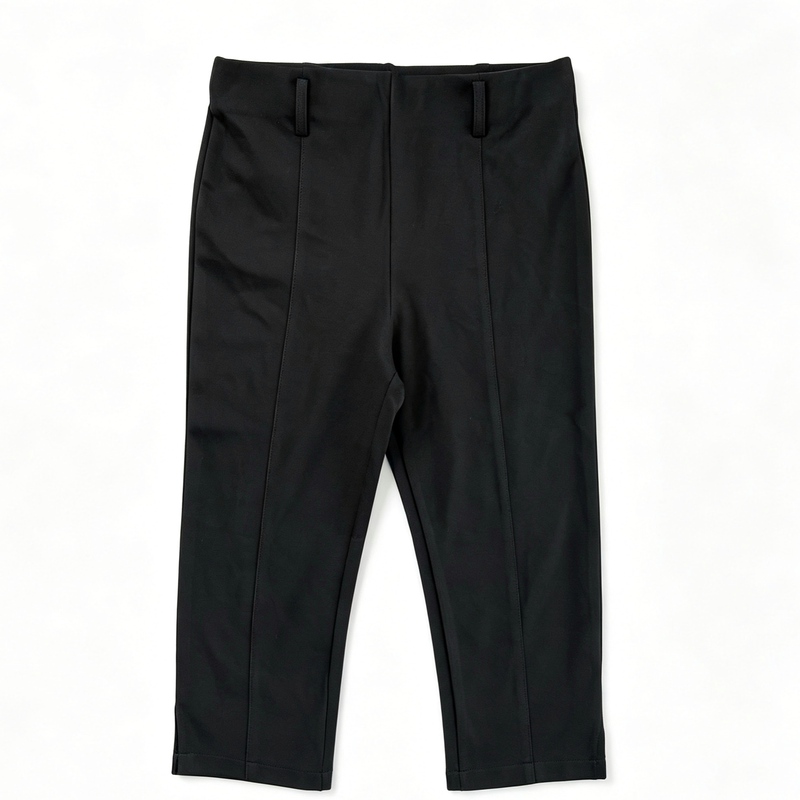 Kagepi Black Slim-Fit Cropped Pants for Women, Stretchy and Slimming, Suitable for Work and Casual Wear Kagepi Black Slim-Fit Cropped Pants for Women, Stretchy and Slimming, Suitable for Work and Casual Wear