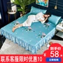 Washable mùa hè lụa băng ba mảnh mat phụ Ruanxi giường lạnh váy mùa hè gấp giường mat 1.8m 1,5m - Thảm mùa hè nệm nước cho người bệnh