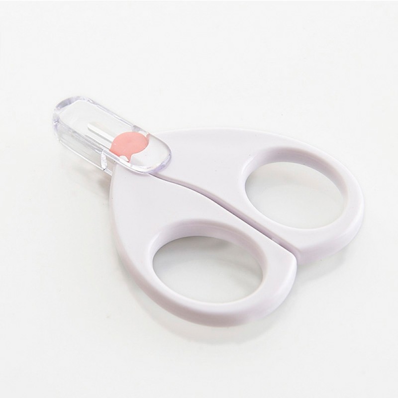 乐友孕婴童日康婴儿专用剪刀儿童宝宝指甲刀宝宝安全指甲钳剪刀