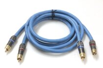 Used US TRIBU TARIES A1 silver-plated RCA signal line 1 m