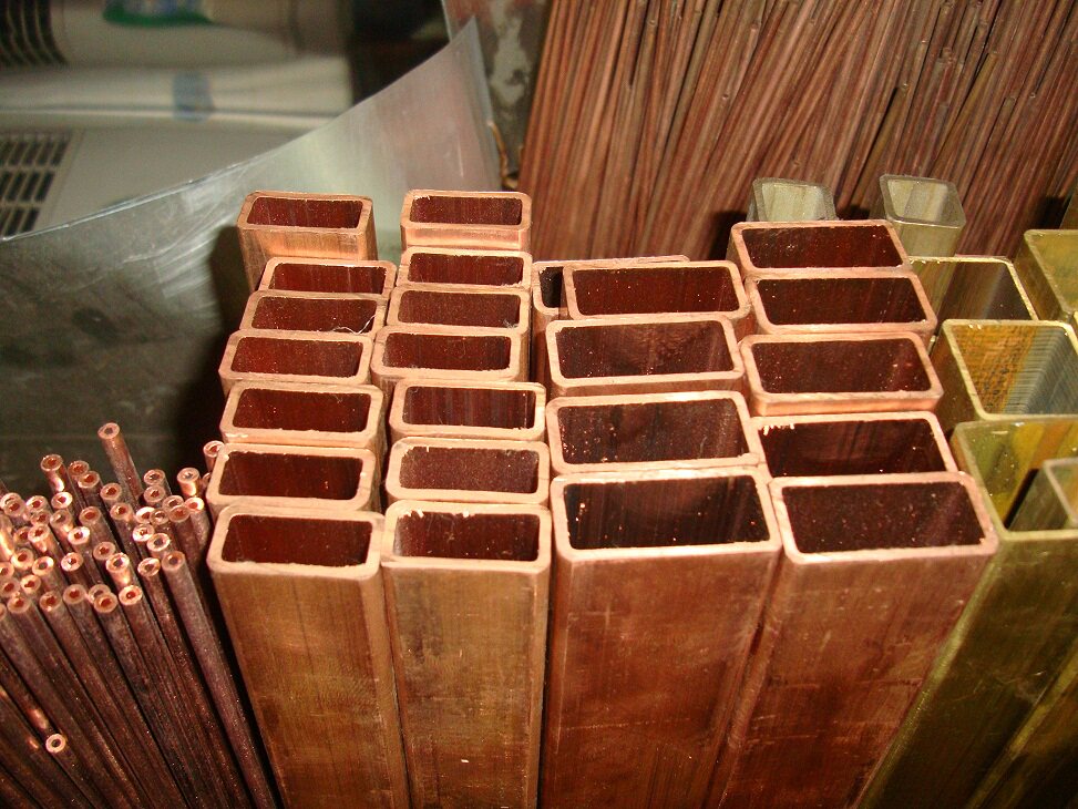 Copper square tube rectangular tube 12*12*1 5 12*16*1 5 15*15*1 5 15*25*2 15*30*2