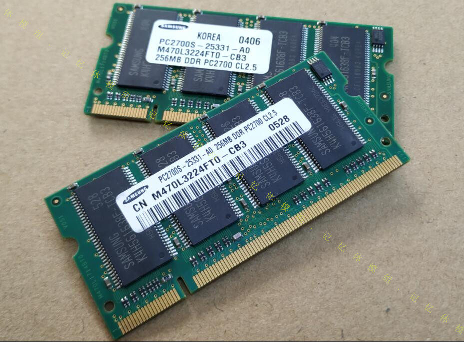 M470L3224FT0-CB3 and other models Samsung Notebook Memory 256MB DDR 333 CL2 5