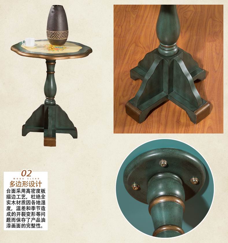 Ưu đãi đặc biệt sofa Mỹ bên một vài đồ nội thất phòng khách bàn cà phê nhỏ để thương lượng bàn sáng Địa Trung Hải sơn một vài 0168 - Bàn trà mẫu bàn ghế gỗ