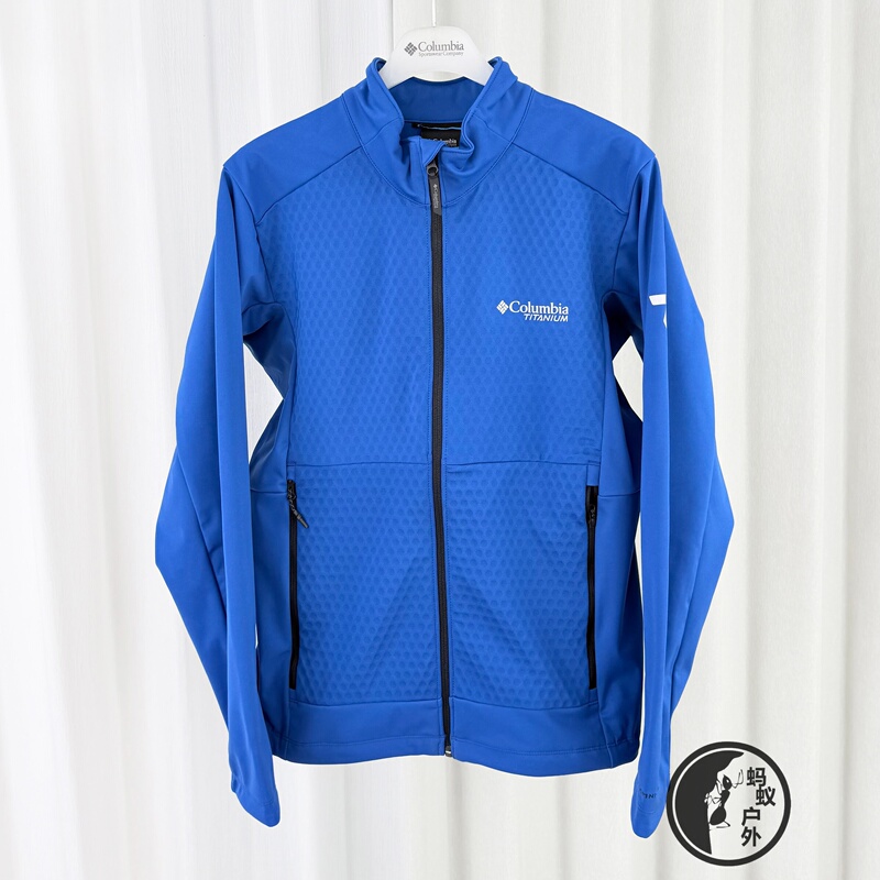 Autumn and Winter Columbia Men's Outdoor Titanium Thermal Warm Stand-Up Collar Soft Shell Jacket We1990