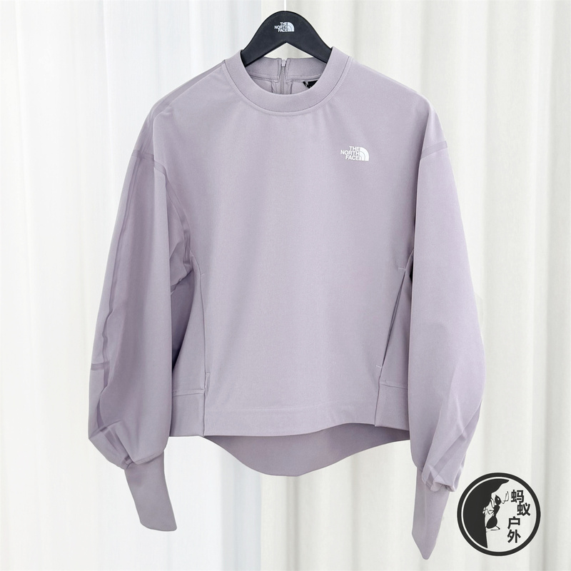 26 Spring/Summer New the North Face Ue Women's Outdoor Windproof A-Line Casual Crew Neck Sweatshirt 8F53
