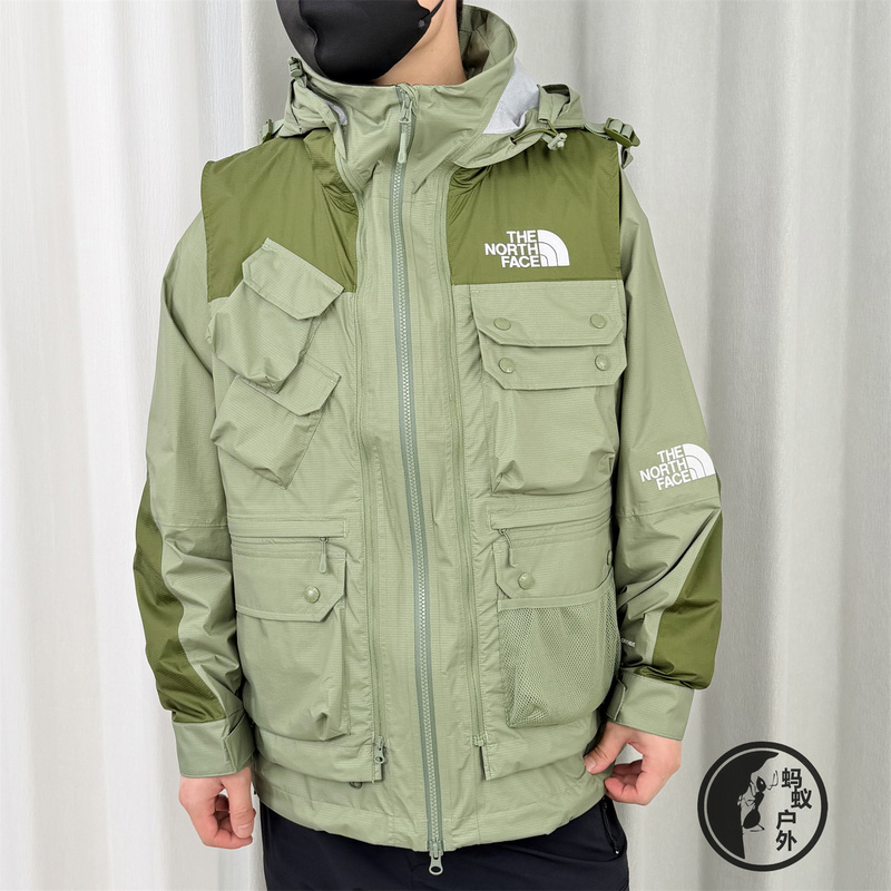 26 Spring/Summer New the North Face Ue Men's Outdoor Detachable Two-Way Waterproof Jacket 8Ckv