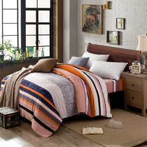 Winter warm cotton quilt cover thickened brushed autumn and winter warm single and double cotton sheet quilt cover 2 meters 1 8m