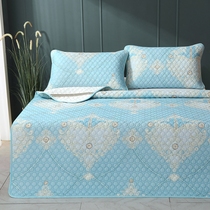 Oliven high-end washable natural latex mat three-piece ice silk mat Air conditioning soft mat foldable summer