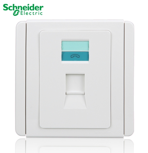 Schneider switch socket E3000 Metroseries switch socket white white phone socket