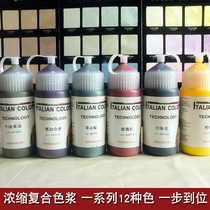 Sky Goose Down Toning Paint Water-based Composite Color Paste Concentrate Type Art Paint Emulsion Paint Interior Wall Exterior Wall Lacquer Color Finish