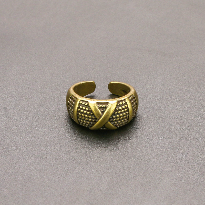 The Old Nine Doors Lord Lord The Same Ring Open Beer Theorizer Korean Version Ancient Bronze Food Rings and Tide Ring