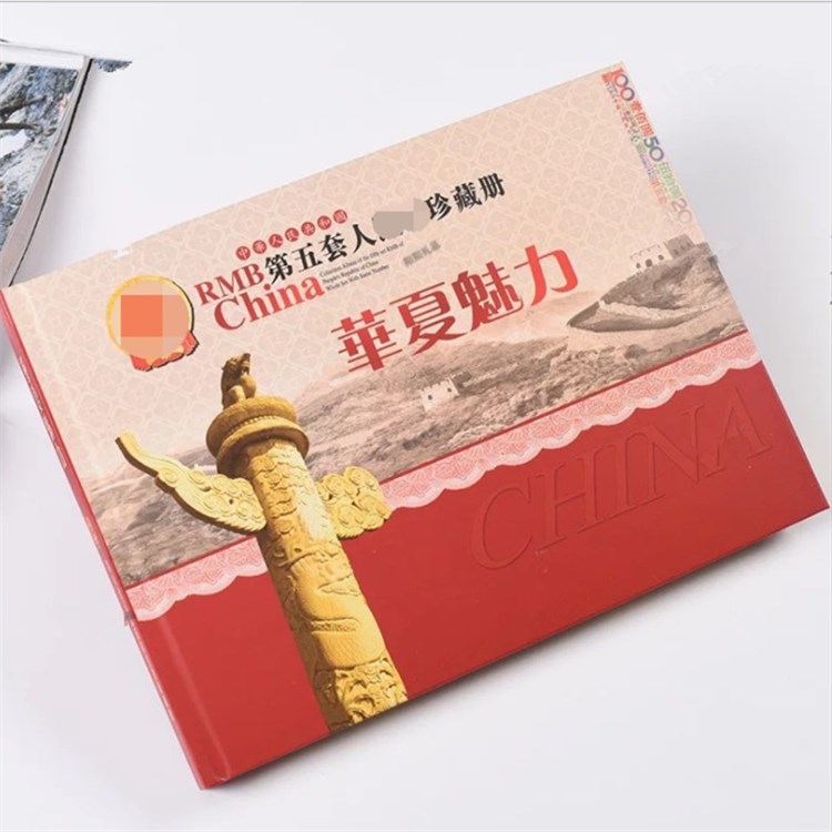 Manufacturers in stock Huaxia charm coins commemorative collection album collection album album empty book bank insurance gift