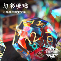 Phantom Glazed Glass Dice Pendant Table Tour Constellation Support Custom Dragons and Underground City Ksurubode Gate