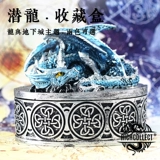 Ретро синий цветовой круг, настольная игра, игральные кости, стенд, коробка для хранения