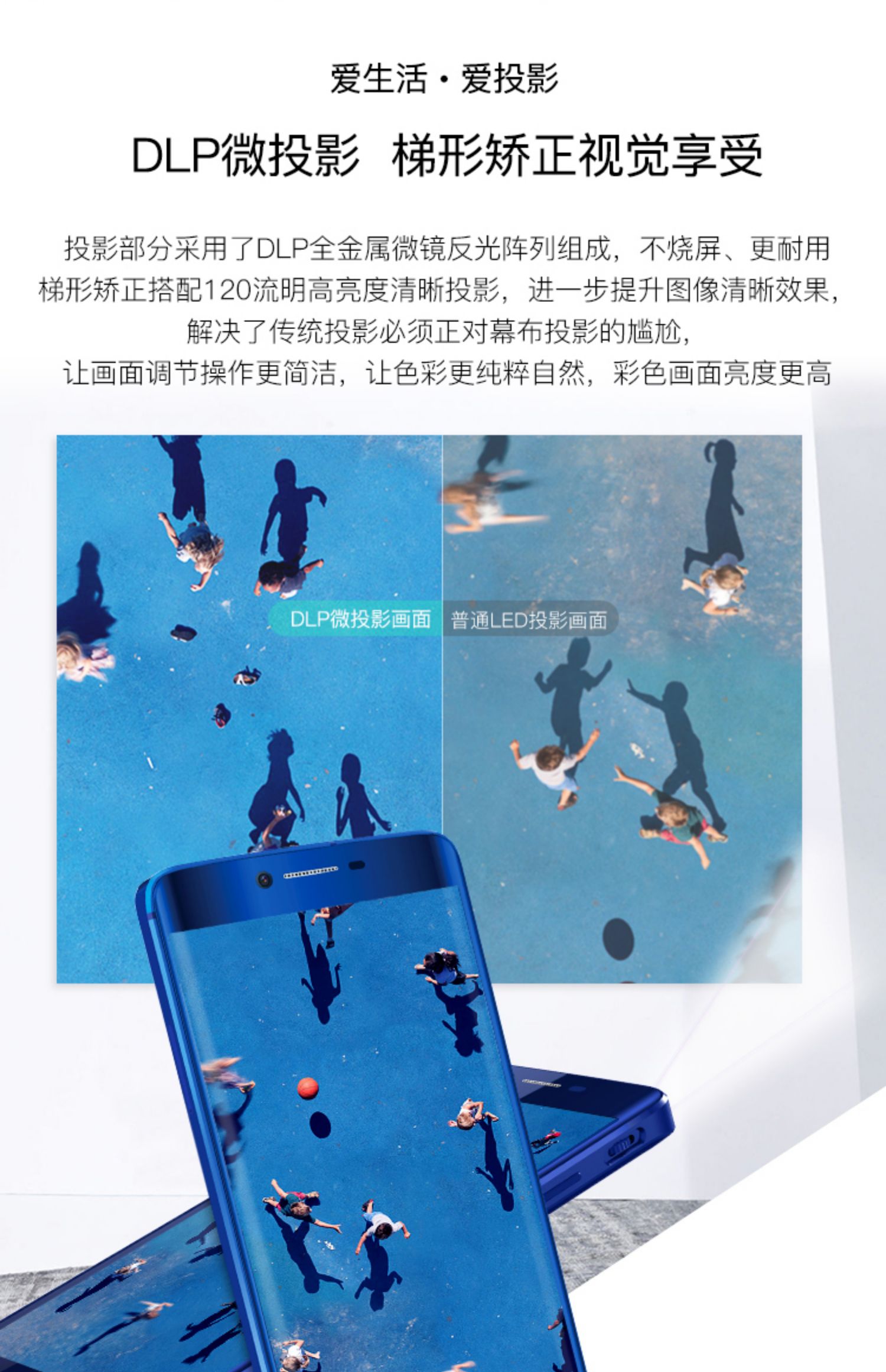 Máy chiếu bóng đơn SH800 chiếu điện thoại di động một máy 4G Máy chiếu điện thoại thông minh Android nhà nhỏ HD