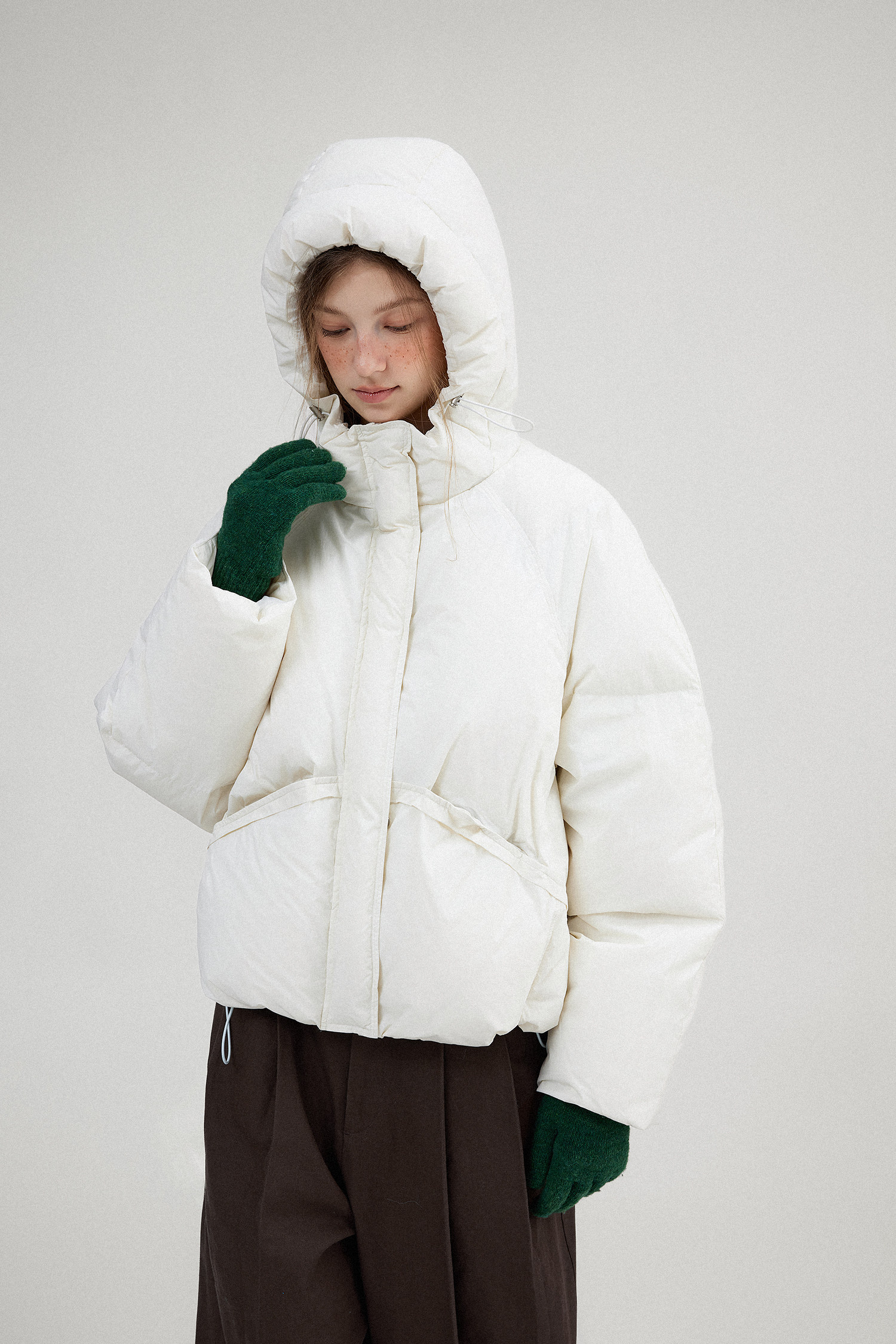 わすれな様　ダウンジャケット　ホワイト　sサイズ リザード ReZARD Down Jacket （ホワイト） -ファッション通販 FASHION